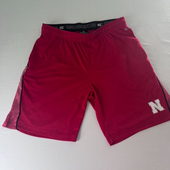 Colosseum Other - Youth Nebraska Cornhuskers Red Colosseum Logo Shorts – Youth XL - 0216